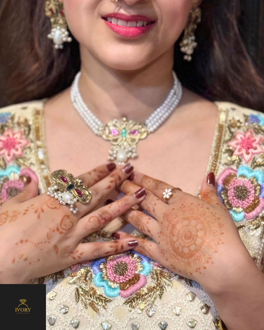 Butterfly Necklace Set