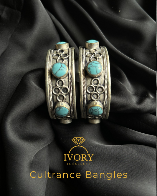 Stone Pearl Bangles