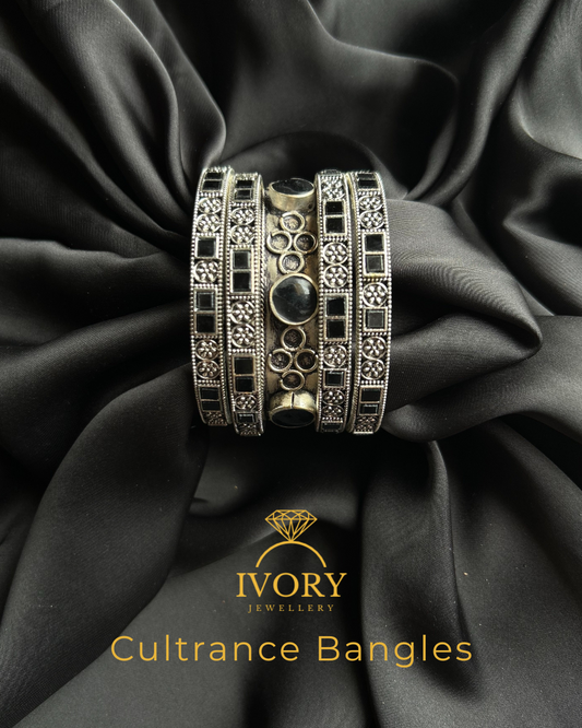 Scattered Diamonds Bangles