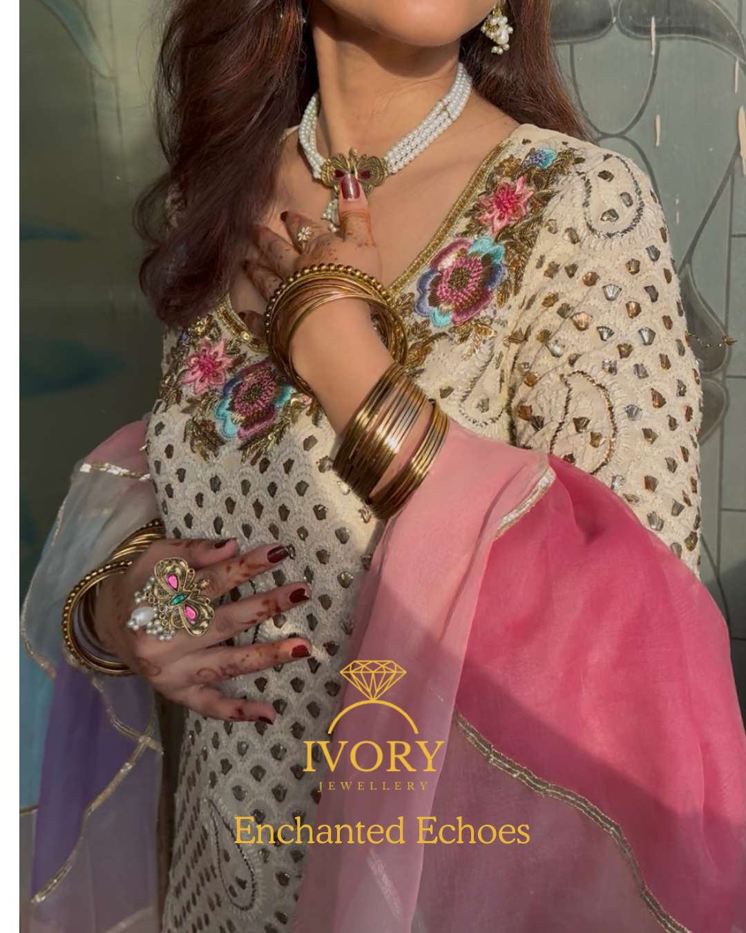 Butterfly Necklace Set